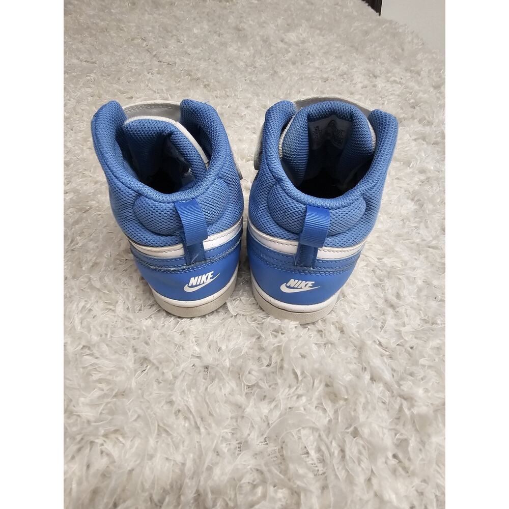 Nike Court Borough Mid 2 White blue beyond kids size 3Y sneaker shoe CD7783-123 - Picture 4 of 7